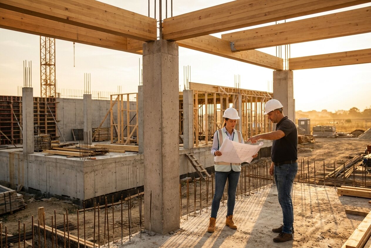 Chantier de construction suivi par Faarchitecture